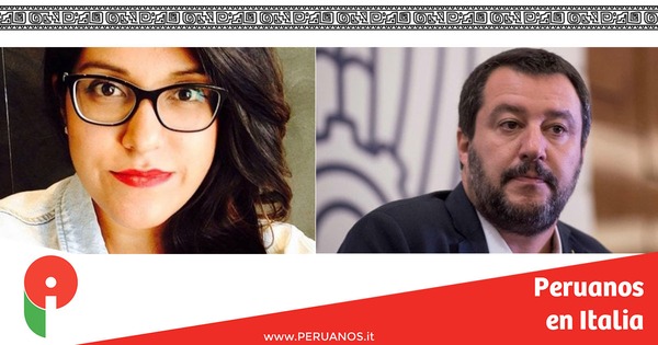 Ciudadanía, Elizabeth le escribe a Salvini: Me siento traicionada - Peruanos en Italia