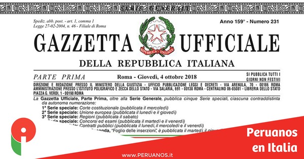Entra en vigor el Decreto Ley Salvini Seguridad e Inmigración - Peruanos en Italia
