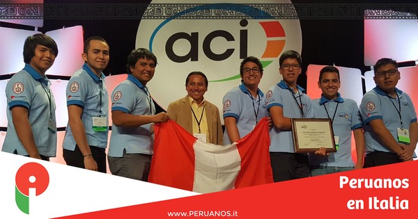 Estudiantes de UNI triunfan en mundial con la mejor mezcla de concreto - Peruanos en Italia